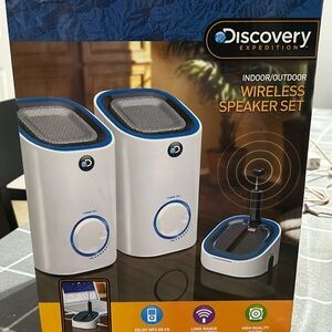 Brand new Indoor/Outdoor wireless speaker set